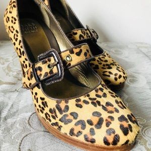 Vintage Saks Fifth Avenue Pony Hair Mary Janes